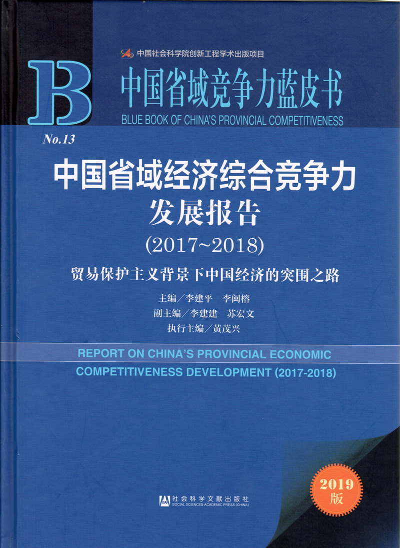 狠狠干搔逼视频中国省域经济综合竞争力发展报告（2017-2018）